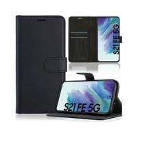 Capa Capinha Carteira Samsung Galaxy S21 FE Flip Preto - POP SHOP