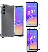 Capa Capinha Case + 2 Peliculas vidro 3D Samsung Galaxy A05s