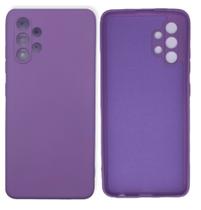 Capa Capinha Case A32 5G da Samsung Galaxy Silicone Aveludado Proteção de Câmera Colorida