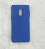 Capa Capinha Case A6 Samsung Galaxy Silicone Aveludado Proteção de Câmera Colorida
