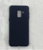 Capa Capinha Case A8 (2018) da Samsung Galaxy Silicone Aveludado Proteção de Câmera Colorida - CC