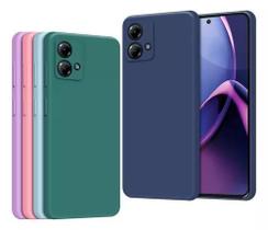 Capa Capinha Case Anti Impacto Aveludada Para Motorola Moto G84