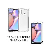 Capa Capinha Case Anti impacto E Pelicula Vidro 3D 9D Compativel A10s Proteção Tela Celular - MK3 PARTS