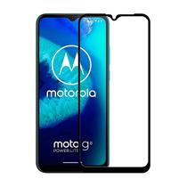 Capa Capinha Case Anti impacto E Pelicula Vidro 3D 9D Compativel Moto G8 Power Lite Proteção Tela Celular