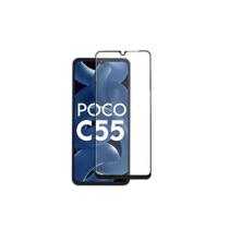Capa Capinha Case Anti impacto E Pelicula Vidro 3D 9D Compativel Poco C55 Proteção Tela Celular