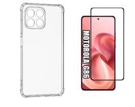 Capa Capinha Case Anti Impacto e Pelicula vidro 3D Motorola Moto G86 Capa Capinha Case Anti Impacto e Pelicula vidro 3D Motorola Moto G86