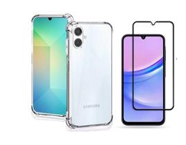 Capa Capinha Case Anti Impacto e Pelicula vidro 3D Samsung Galaxy A07