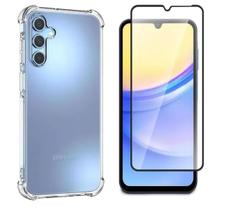 Capa Capinha Case Anti Impacto e Pelicula vidro 3D Samsung Galaxy A17 Capa Capinha Case Anti Impacto e Pelicula vidro 3D Samsung Galaxy A17