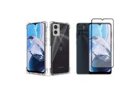 Capa Capinha Case Anti Impacto + Pelicula de vidro Motorola Moto E22