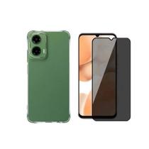 Capa Capinha Case Anti Impacto + Pelicula Privacidade Motorola Moto G06