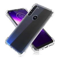 Capa Capinha Case Anti impacto + Pelicula Vidro 3D 9D Compativel Moto G8 Power Proteção Tela Celular