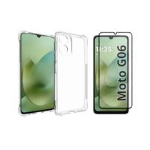 Capa Capinha Case Anti Impacto + Pelicula Vidro 3d Motorola Moto G06 Capa Capinha Case Anti Impacto + Pelicula Vidro 3d Motorola Moto G06