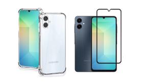 Capa Capinha Case Anti Impacto + Pelicula vidro 3d Samsung Galaxy A06 Capa Capinha Case Anti Impacto + Pelicula vidro 3d Samsung Galaxy A06