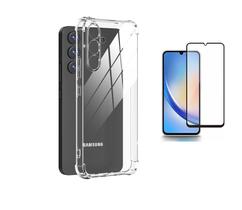 Capa Capinha Case Anti Impacto + Pelicula vidro 3D Samsung Galaxy A34