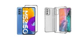 Capa Capinha Case anti impacto + Pelicula vidro 3d Samsung Galaxy M52 5G - kramac