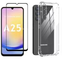 Capa Capinha Case Anti Impacto + Pelicula vidro temperado 3D Samsung Galaxy A25 5G - REVOMAC