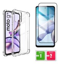 Capa Capinha Case Anti Queda + Película 3d Para Moto G53