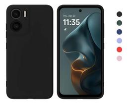 Capa Capinha Case Aveludada Para Motorola Moto G05