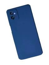 Capa Capinha Case aveludada Para Motorola Moto G14 Azul Marinho