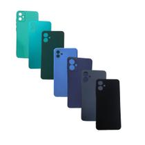 Capa Capinha Case Aveludada Para Samsung Galaxy A06 Verde Esmeralda