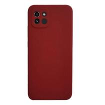 Capa Capinha Case Aveludada Vermelha Samsung Galaxy A03