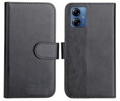 Capa Capinha Case Carteira Couro Flip Premium Motorola Moto G54