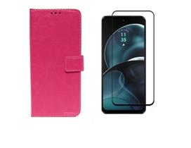 Capa Capinha Case Carteira + Pelicula 3d Motorola Moto G45 Capa Capinha Case Carteira + Pelicula 3d Motorola Moto G45