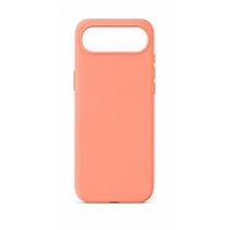 Capa Capinha Case Compatível com iPhone 17 Air Silicone Aveludada Premium com Logo Maçã Proteção Anti Impacto COR:ROSA A