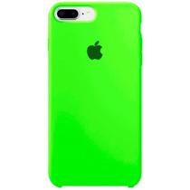 Capa Capinha Case Compatível Com iPhone 7 Plus / 8 Plus Silicone Liquid e Interior Aveludado