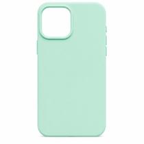 Capa Capinha Case Compatível iPhone 15 Pro Max Silicone Premium Aveludada com Logo da Maçã MagSafe Proteção Completa COR
