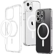Capa Capinha Case Compatível iPhone15 Clear Case Magnética Carregamento Wireless
