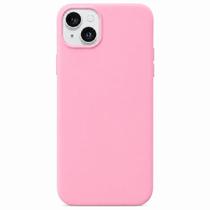 Capa Capinha Case Compatível para iPhone 15 Plus aveludada Premium Silicone com logo da maça COR:ROSA Capa Capinha Case Compatível para iPhone 15 Plus aveludada Premium Silicone com logo da maça COR:ROSA