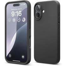 Capa Capinha Case Compatível para iPhone 16 aveludada Premium Silicone Com o logo da maça
