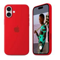 Capa Capinha Case Compatível para iPhone 16 Plus aveludada Premium Silicone