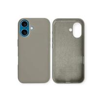 Capa Capinha Case Compatível para iPhone 17 aveludada Premium Silicone com logo da maça