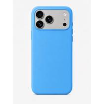 Capa Capinha Case Compatível para iPhone 17 Promax aveludada Premium Silicone com logo da maça COR:ROSA