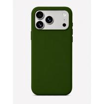 Capa Capinha Case Compatível para iPhone 17 Promax aveludada Premium Silicone com logo da maça COR:ROSA