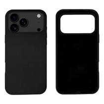 Capa Capinha Case Compatível para iPhone 17 Promax aveludada Premium Silicone com logo da maça