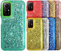 Capa Capinha Case Compatível redmi12s Glitter Brilhante Clear Case - capa para celular