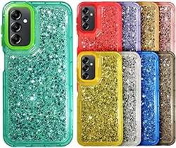Capa Capinha Case Compatível Samsung Galaxy A14 Glitter Brilhante Clear Case - CAPA PARA CELULAR