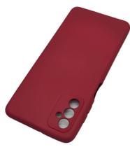 Capa Capinha Case de celular Samsung M52 5G Silicone Aveludado e Proteção Da Câmera
