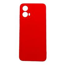 Capa Capinha Case de Silicone Aveludada Para Motorola Moto G35