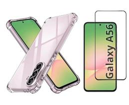 Capa Capinha Case e Pelicula vidro 3D Samsung Galaxy A56 Capa Capinha Case e Pelicula vidro 3D Samsung Galaxy A56