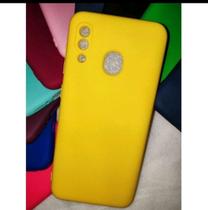 Capa Capinha Case Galaxy A20/A30 Silicone Colorida Aveludada Por Dentro(modelo 二)