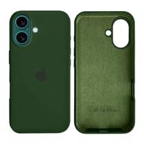 Capa Capinha Case iPhone 16 Plus Silicone Aveludada Proteção