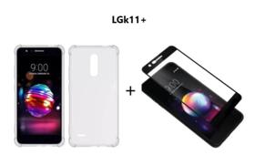 Capa Capinha Case LG K11 Plus Anti Shock + Película 3D 5D 9D Blindada Cobre 100% Da Tela Borda Resistent