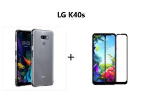 Capa Capinha Case LG K40s Anti Shock + Película 5D Blindada Cobre 100% Da Tela Borda Resistente