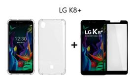 Capa Capinha Case LG K8 Plus Anti Shock + Película 3D 5D 9D Blindada Cobre 100% Da Tela Borda Resistente