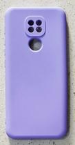 Capa Capinha Case Moto G9 Play Silicone Premium Aveludada com proteção de câmera