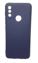 Capa Capinha Case Motorola Moto E20 Aveludada com Proteção de Câmera - CC